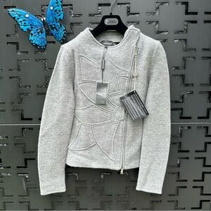 Emporio Armani NWT size 46 / L wool jacket in grey